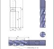 HM-fræser Ø16x48/60x109 mm, Z4, R0,5, weldon - til stål / rustfri