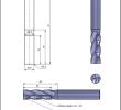 HM-fræser Ø10x30/36x81 mm, Z4, R0,3, cylindrisk - til stål / rustfri