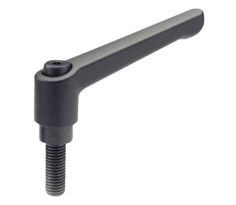 Hurtigspenn håndtak med M 5x32 mm utvendig gjenge