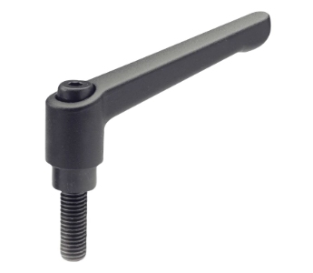 Hurtigspenn håndtak med M 5x32 mm utvendig gjenge