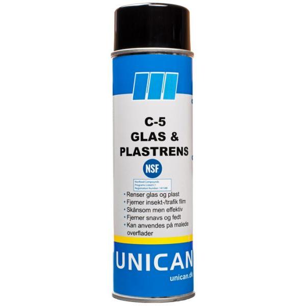 Glas- og plastrense C-5, 500 ml spray