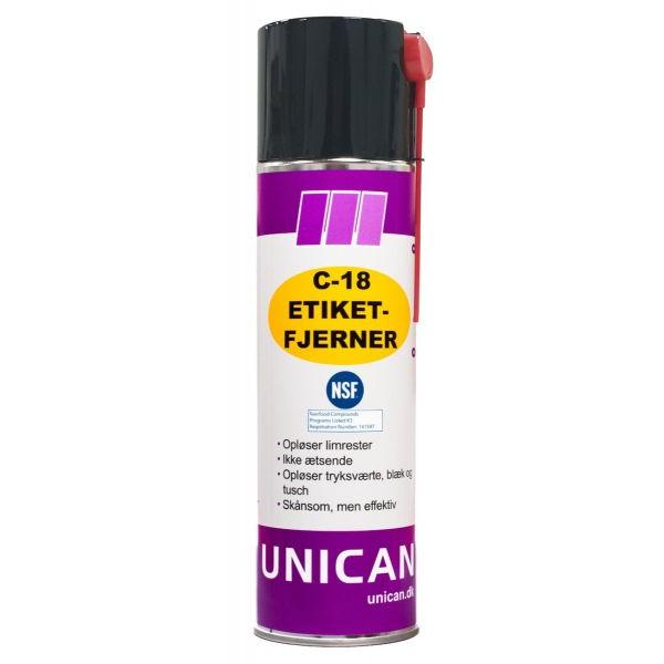 Etiketfjerner C-18, 500 ml spray