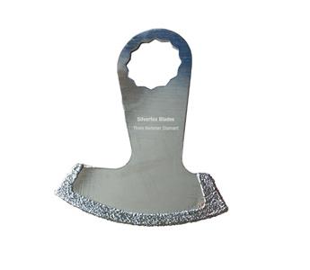 Thors hammer klinge med diamant til multicutter - Super kobling - Silverfox