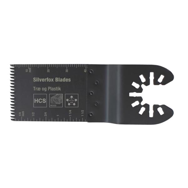 Silverfox blad for multikutter, tre med spiker, 34x40 mm, hurtigfeste