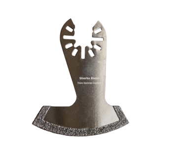 Thors hammer klinge med diamant til multicutter - quick kobling - Silverfox